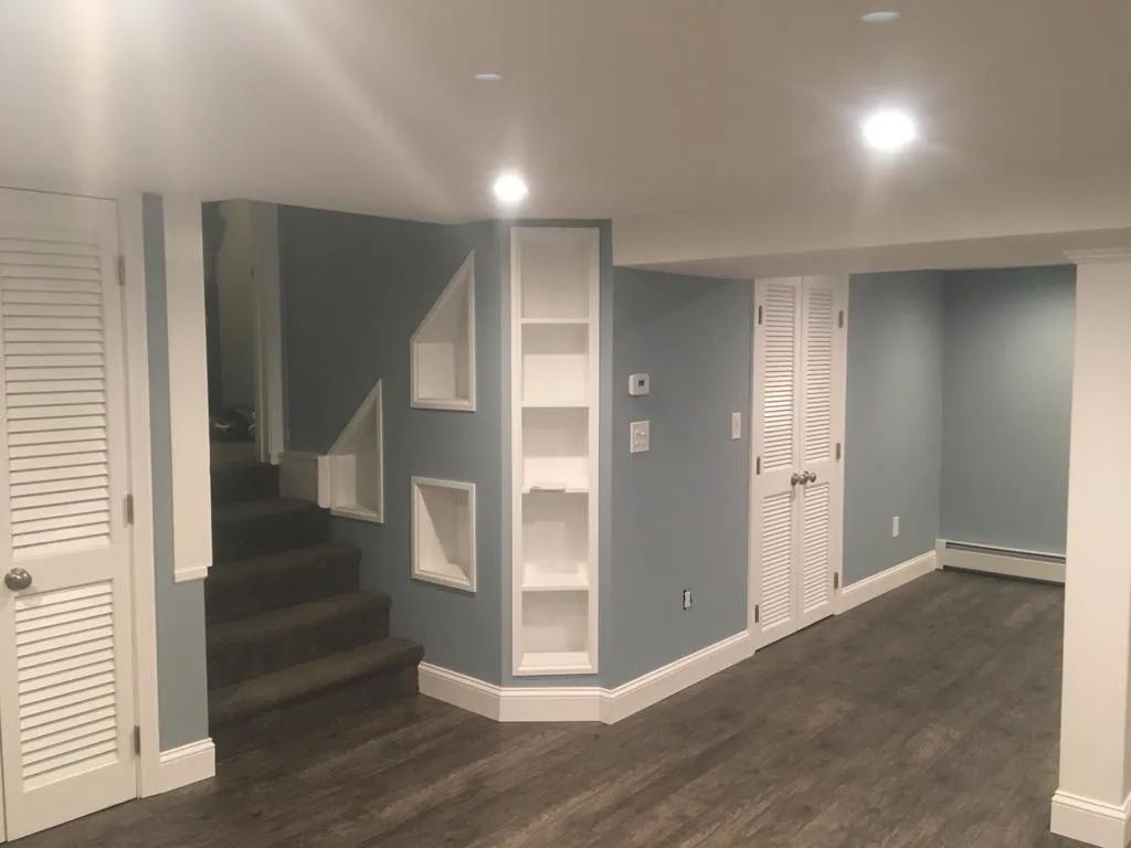 Unique basement stairway from basement remodeling image